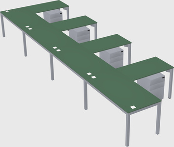 L-shaped desk