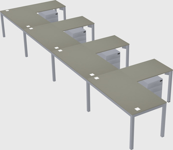L-shaped desk