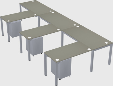 L-shaped desk