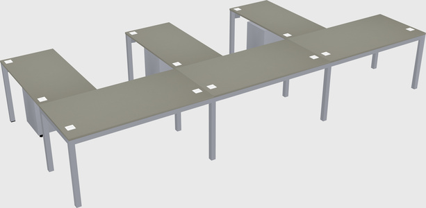 L-shaped desk