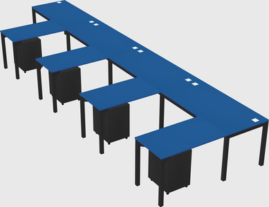 L-shaped desk