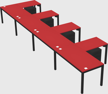 L-shaped desk