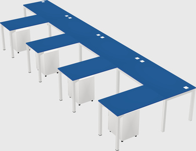 L-shaped desk