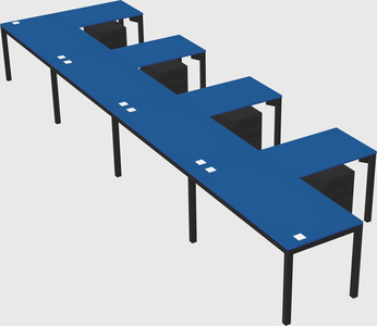 L-shaped desk