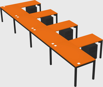 L-shaped desk