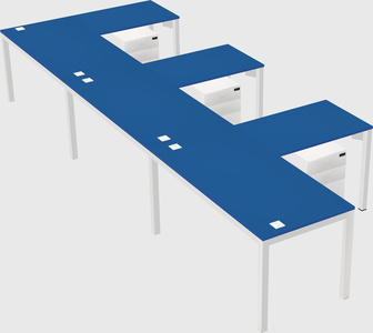 L-shaped desk