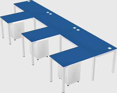 L-shaped desk