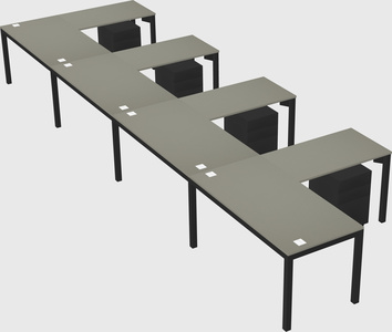 L-shaped desk