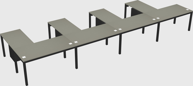 L-shaped desk