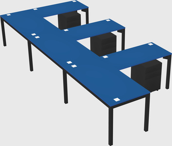 L-shaped desk