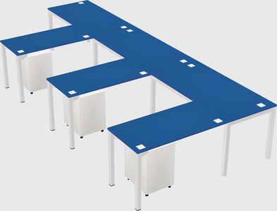 L-shaped desk