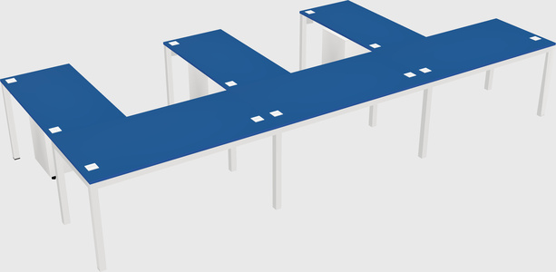 L-shaped desk