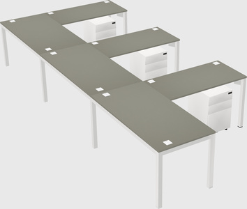 L-shaped desk