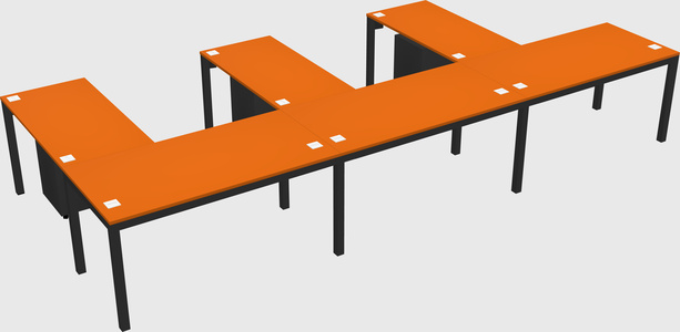 L-shaped desk