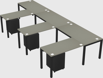 L-shaped desk