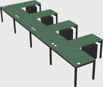 L-shaped desk