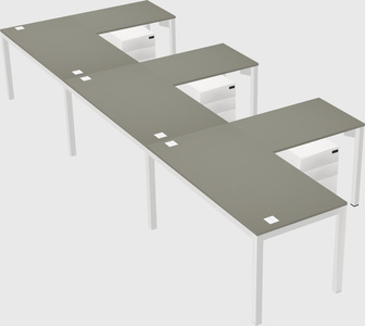 L-shaped desk