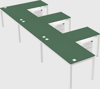 L-shaped desk