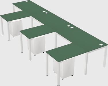 L-shaped desk