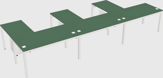 L-shaped desk