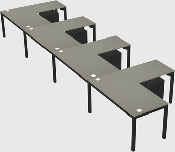 L-shaped desk
