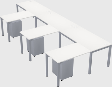 L-shaped desk