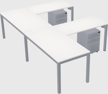 L-shaped desk