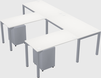 L-shaped desk