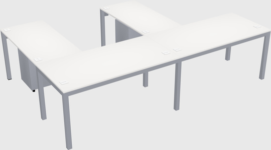 L-shaped desk