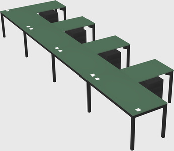 L-shaped desk