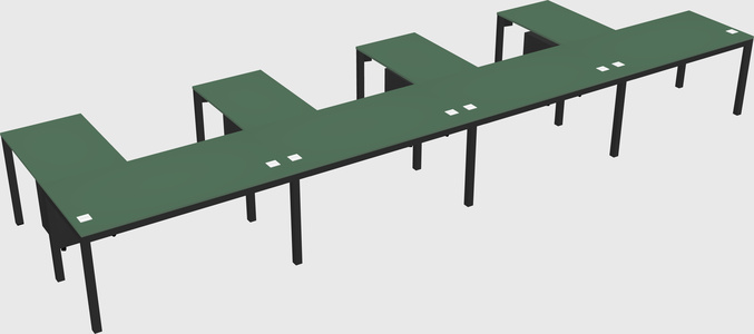 L-shaped desk