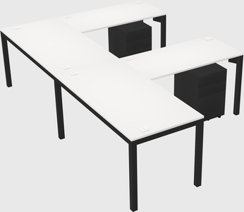 L-shaped desk