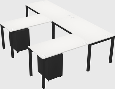 L-shaped desk