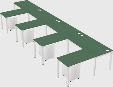 L-shaped desk