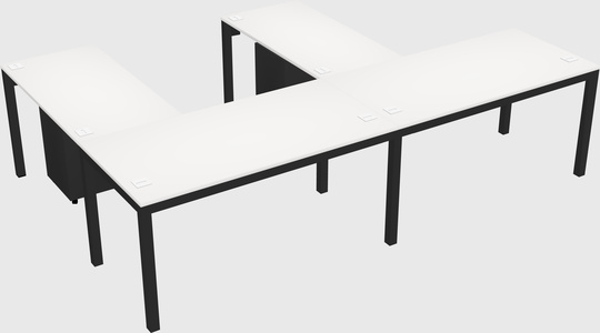 L-shaped desk
