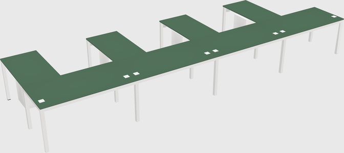 L-shaped desk