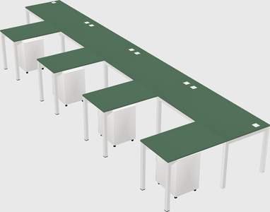 L-shaped desk
