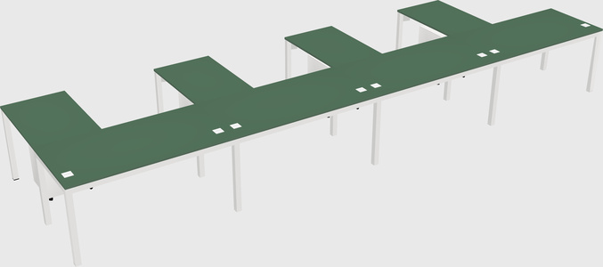 L-shaped desk