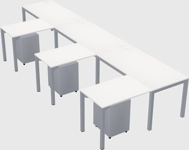 L-shaped desk