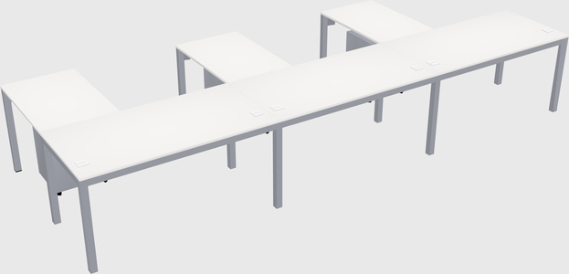 L-shaped desk