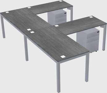 L-shaped desk