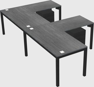 L-shaped desk