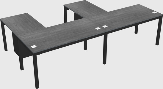 L-shaped desk