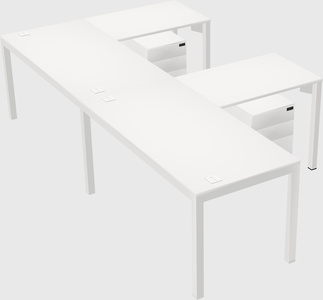 L-shaped desk