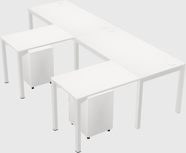 L-shaped desk