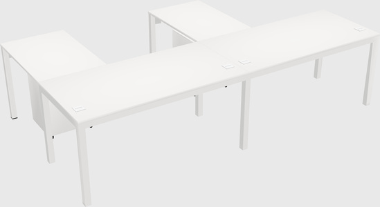 L-shaped desk