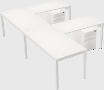 L-shaped desk