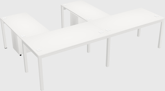 L-shaped desk