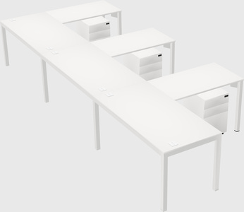 L-shaped desk