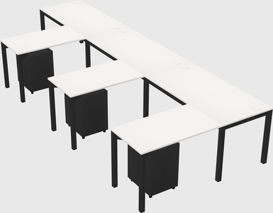 L-shaped desk